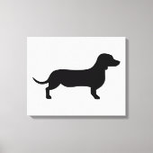 Dachshund Canvas Afdruk (Voorkant)