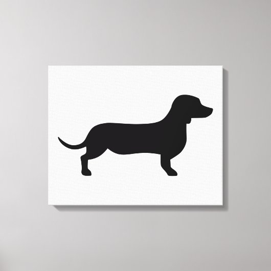 Dachshund Canvas Afdruk (Voorkant)