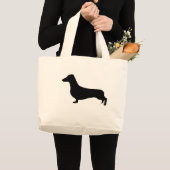Dachshund-Canvas tas (Voorkant (product))