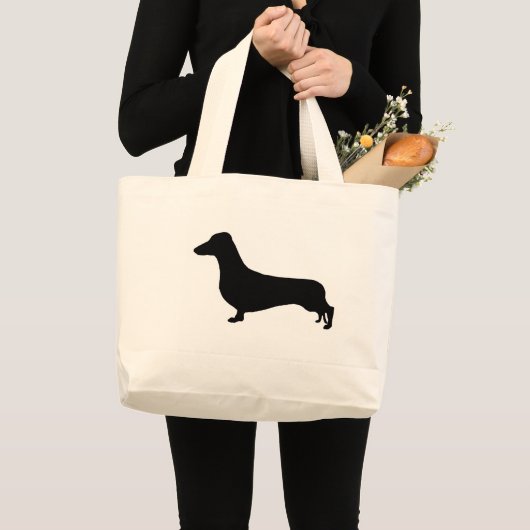 Dachshund-Canvas tas (Voorkant (product))