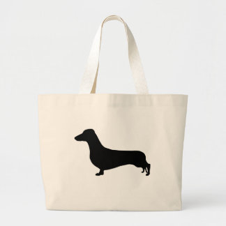 Dachshund-Canvas tas