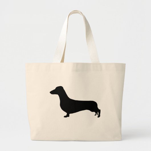 Dachshund-Canvas tas (Voorkant)