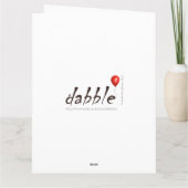 Dachshund, Carte de Noël pour chien de saucisse (Dos)