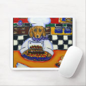 Dachshund Chef Muismat (Met muis)