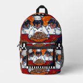 Dachshund Chefs Bedrukte Rugzak (Voorkant)