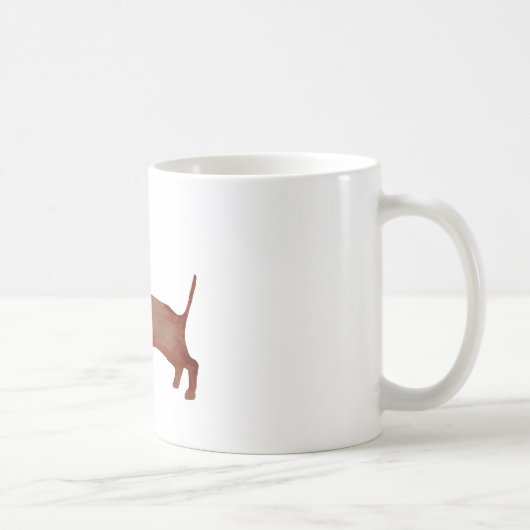 Dachshund Chien Brown 325 ml Mug blanc classique (Droite)