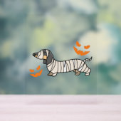 Dachshund Chien Halloween Candy Corn Pleine lune (Neutre)
