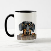 Dachshund Chien Mug (Gauche)