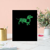 Dachshund Chien Shamrock St. Patrick's Day Saint P (Mariage)