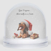 Dachshund Chiot Noël Surprise (Avant)