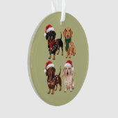 Dachshund Christmas Chien Maman Lover Noël Cadeau (devant)