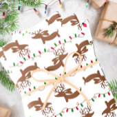 Dachshund Christmas Enveloppement Papier ensemble