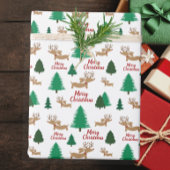 Dachshund Christmas Enveloppement Papier ensemble