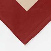 Dachshund christmas fleece deken (Hoek)