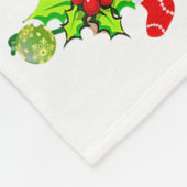 Dachshund Christmas Lights Gift Funny Xmas Dog Lov Fleece Deken (Hoek)