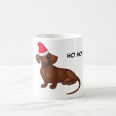 Dachshund Christmas Mug (Centre)