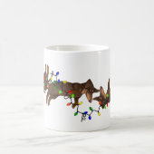 Dachshund Christmas Mug Holiday Wiener Dog Cadeau (Centre)