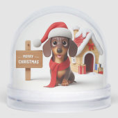 Dachshund Christmas Snow Globe (Avant)