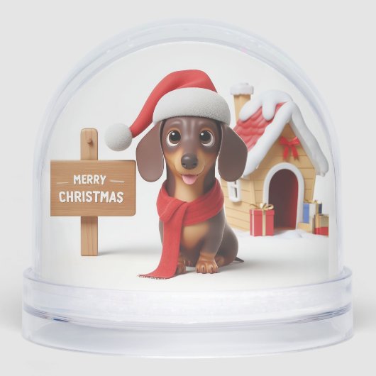 Dachshund Christmas Snow Globe (Avant)