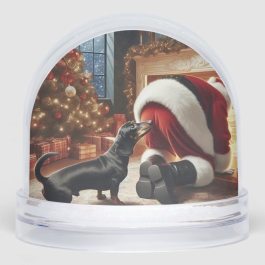 Dachshund Christmas Snow Globe (Avant)