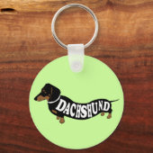 dachshund_clean sleutelhanger (Voorkant)