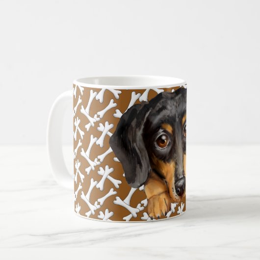 Dachshund Coffee Mug (Devant gauche)