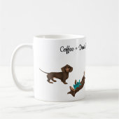 Dachshund Coffee Mug (Gauche)