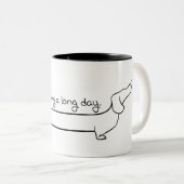 Dachshund Coffee Mug (Devant droit)