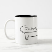 Dachshund Coffee Mug (Gauche)