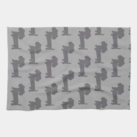 Dachshund Cuisine Plat Cuisine Serviette Doxie Gre (Horizontal)