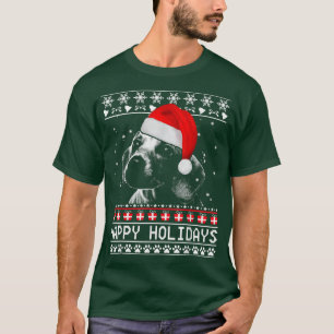 Dachshund Cute Happy Holidays Christmas Dog Lover T-shirt