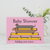 Dachshund Dachshund invitation de la famille de ch (Debout devant)