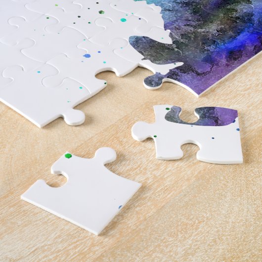 Dachshund, Dachshund waterverf print hond, hond Legpuzzel (Zijkant)