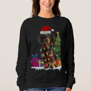 dachshund dackel wiener hond lelijke kersttrui trui