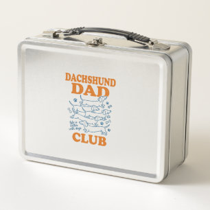 Dachshund Dad Club Vintage Hond Shirt Ontwerp_1