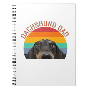 Dachshund Dad Doxie Wiener Dog mamma Funny W Notitieboek
