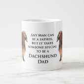 Dachshund Dad Jumbo Mok (Voorkant)