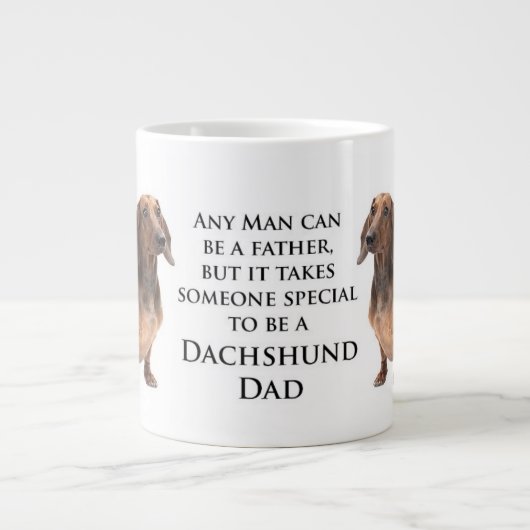 Dachshund Dad Jumbo Mok (Voorkant)