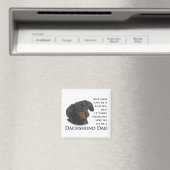 Dachshund Dad Magnet Magneet (Insitu (Vaatwasser))