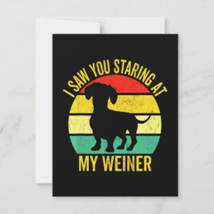 Dachshund Dad Mannen Bedankkaart