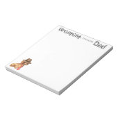 Dachshund Dad Notitieblok (Gedraaid)