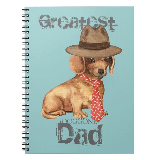Dachshund Dad Notitieboek (Voorkant)