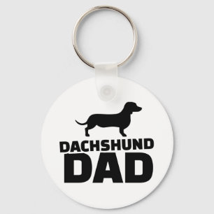 Dachshund dad sleutelhanger