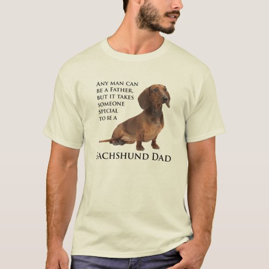 Dachshund Dad T-Shirt (Voorkant)