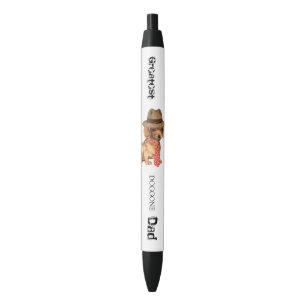 Dachshund Dad Zwarte Inkt Pen