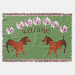 Dachshund dame hond deken