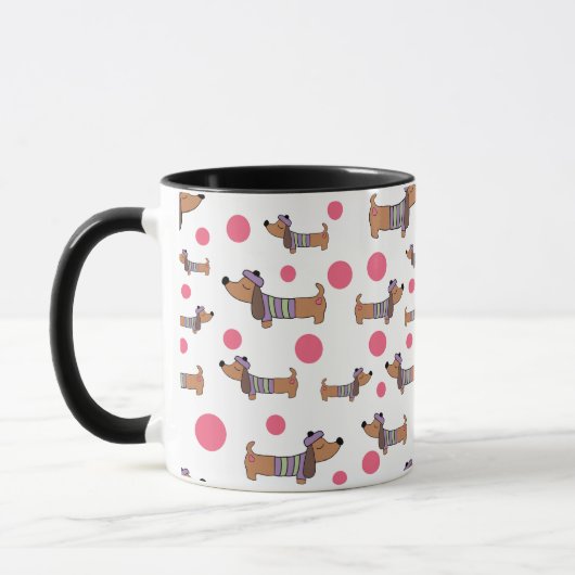 Dachshund dans la Mug Sweater (Gauche)