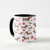 Dachshund dans la Mug Sweater (Devant gauche)