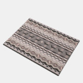 Dachshund - Decoratief Patroon in pastels Deurmat (Schuin)