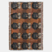 DACHSHUND DEKEN (Voorkant Verticaal)